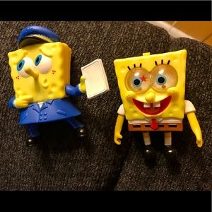 2 Spongebob Burger King Meal Toys